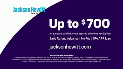 Jackson hewitt christmas loan 2023 - The Tax Pros at Jackson Hewitt in St. Petersburg can prepare and file your taxes, amend returns, and provide answers to your tax questions. To make an appointment, call us at (727) 526-6119 or book online. You'll always get the guaranteed biggest refund and our 100% Accuracy Guarantee. Our address is 1994 62nd Avenue N., St. Petersburg.